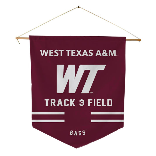WTAMU - NCAA Women's Track & Field : Kelyn Gass - Pennant - 18" x 21"-0