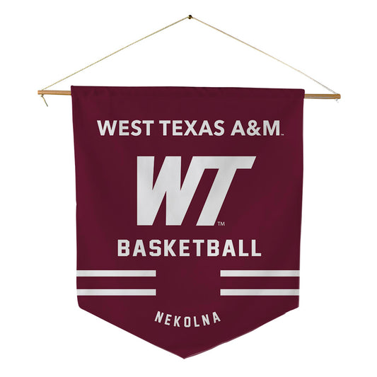 WTAMU - NCAA Women's Basketball : Julie Nekolna - Pennant - 18" x 21"-0