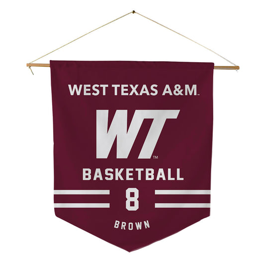 WTAMU - NCAA Women's Basketball : Ella Brown - Pennant - 18" x 21"-0