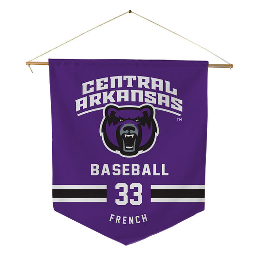 Central Arkansas - NCAA Baseball : Nicholas French - Pennant - 18" x 21"-0