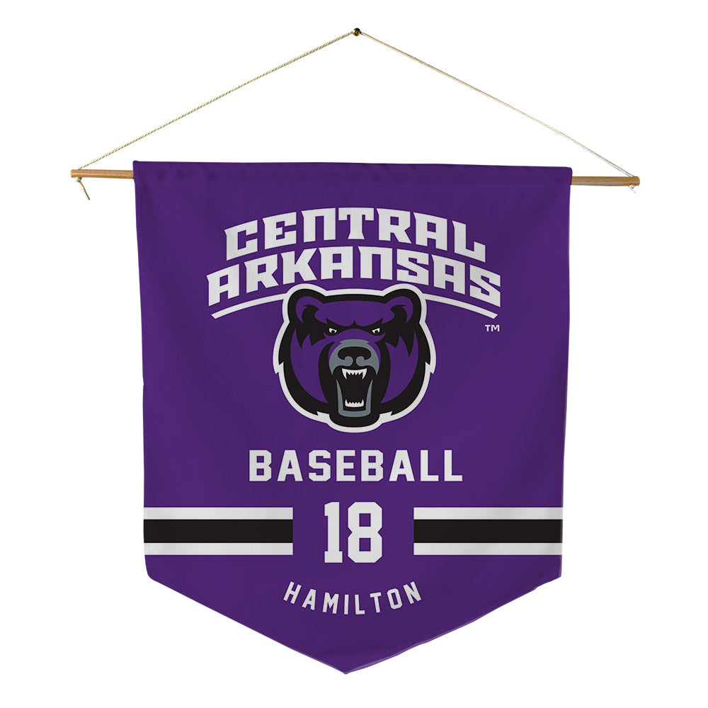 Central Arkansas - NCAA Baseball : Denver Hamilton - Pennant - 18" x 21"-0