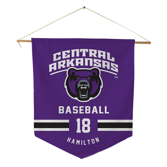 Central Arkansas - NCAA Baseball : Denver Hamilton - Pennant - 18" x 21"-0