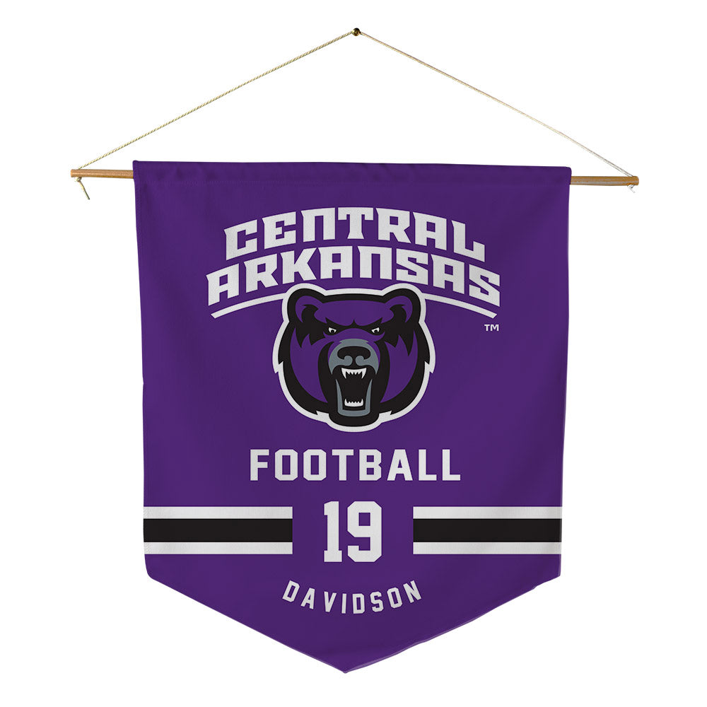 Central Arkansas - NCAA Football : Desmond Davidson - Pennant - 18" x 21"-0