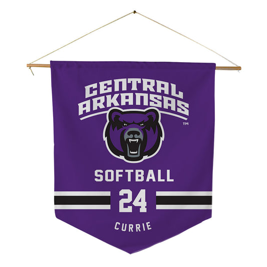 Central Arkansas - NCAA Softball : Sarah Currie - Pennant - 18" x 21"-0