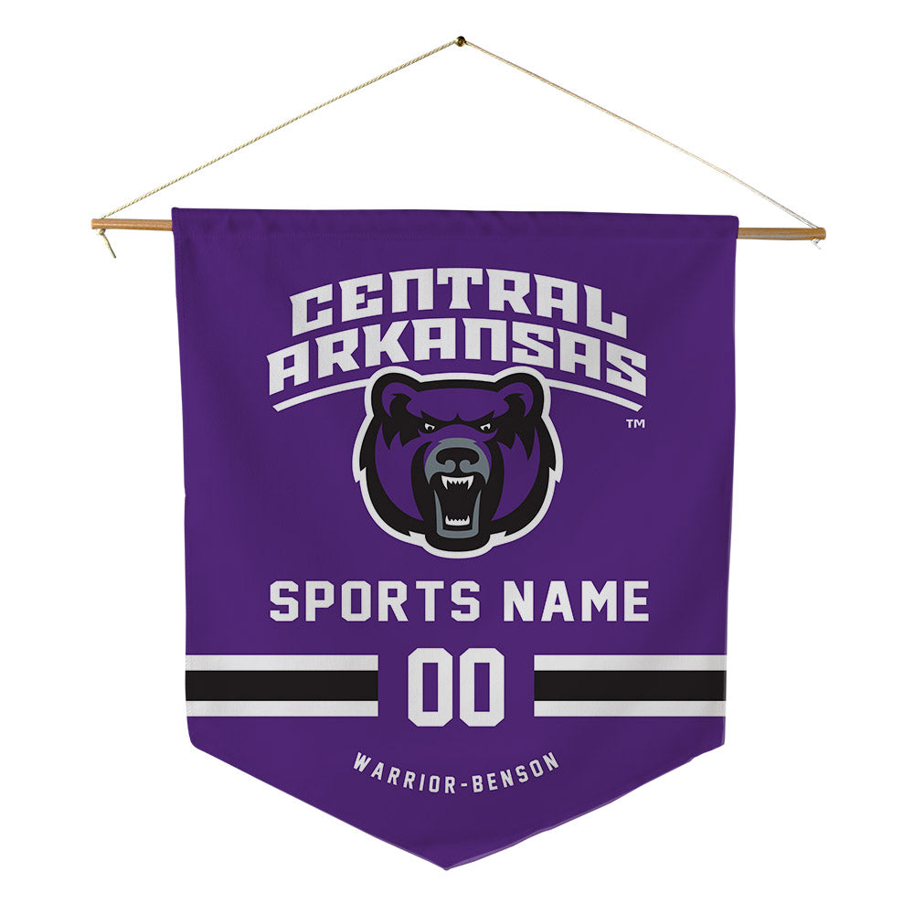 Central Arkansas - NCAA Football : Josiah Warrior-Benson - Pennant - 18" x 21"-0
