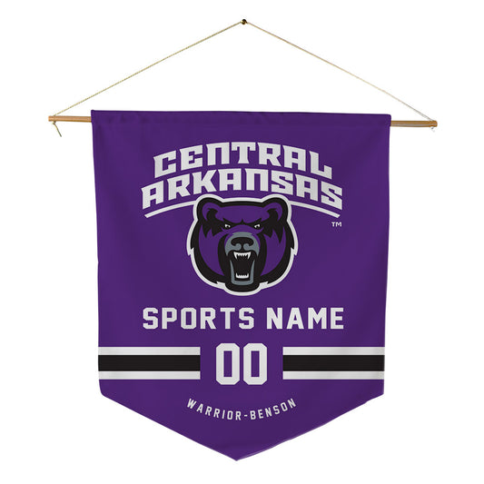 Central Arkansas - NCAA Football : Josiah Warrior-Benson - Pennant - 18" x 21"-0