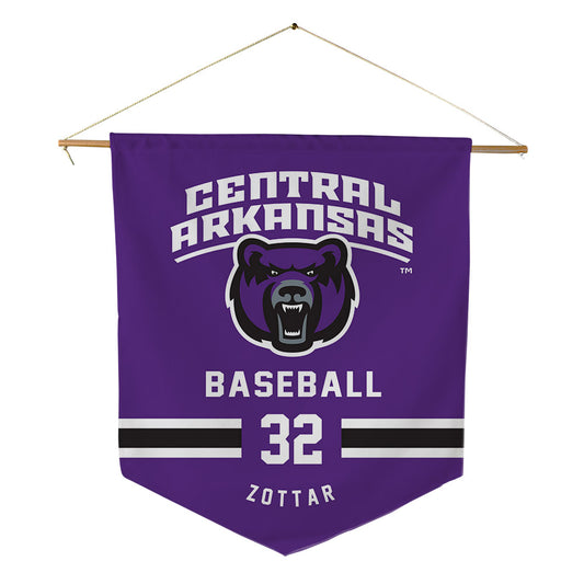 Central Arkansas - NCAA Baseball : Andrew Zottar - Pennant - 18" x 21"-0