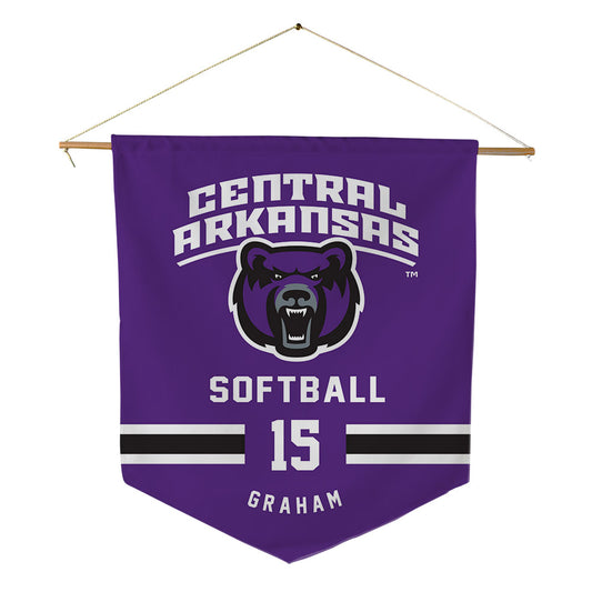 Central Arkansas - NCAA Softball : Kaitlyn Graham - Pennant - 18" x 21"-0