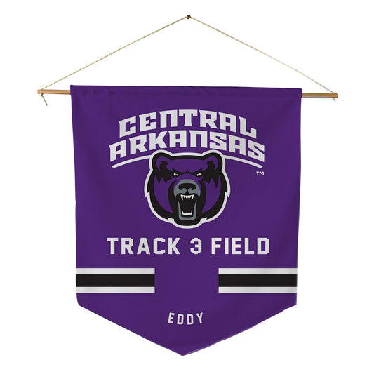 Central Arkansas - NCAA Men's Track & Field : Ethan Eddy - Pennant - 18" x 21"-0
