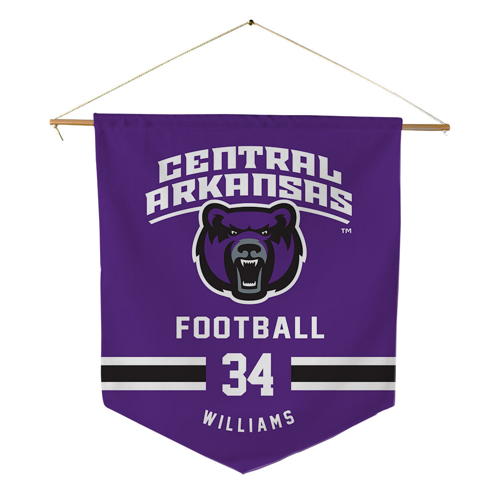 Central Arkansas - NCAA Football : Ashtyn Williams - Pennant - 18" x 21"-0
