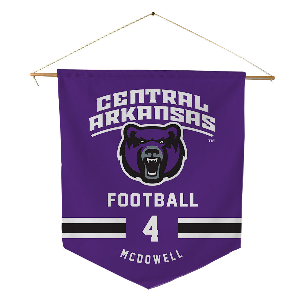 Central Arkansas - NCAA Football : Quentin McDowell - Pennant - 18" x 21"-0