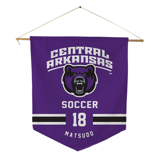 Central Arkansas - NCAA Men's Soccer : Kaisei Matsudo - Pennant - 18" x 21"-0
