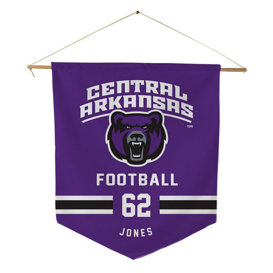 Central Arkansas - NCAA Football : Caleb Jones - Pennant - 18" x 21"-0