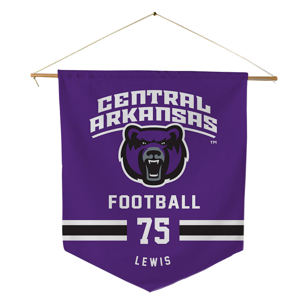 Central Arkansas - NCAA Football : Abrum Lewis - Pennant - 18" x 21"-0