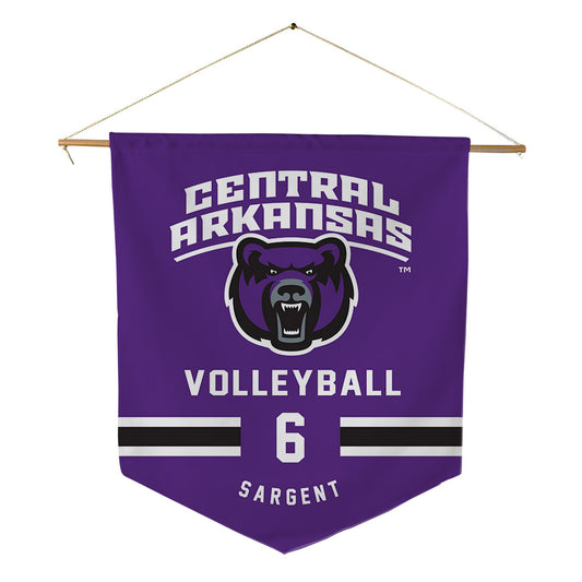 Central Arkansas - NCAA Women's Volleyball : Nicole Sargent - Pennant - 18" x 21"-0