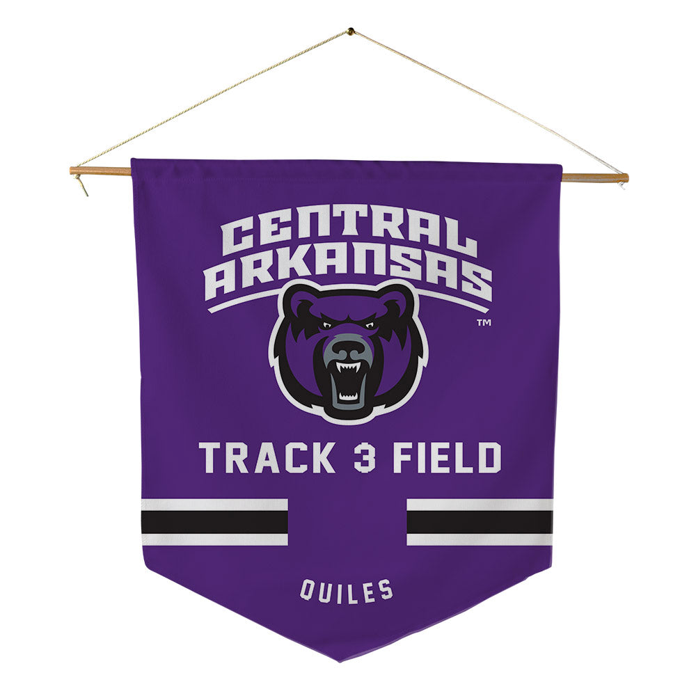 Central Arkansas - NCAA Women's Track & Field : Symone Quiles - Pennant - 18" x 21"-0