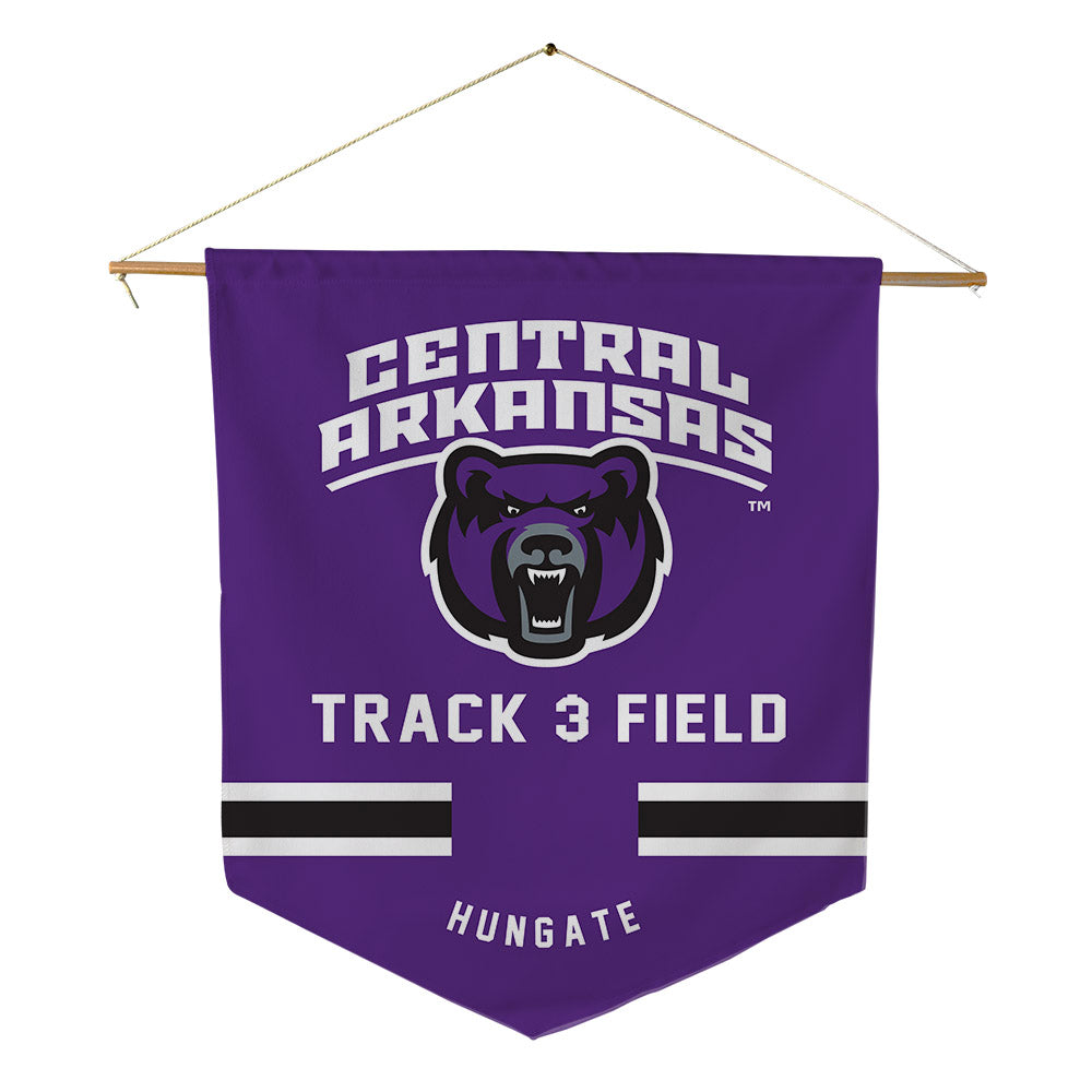 Central Arkansas - NCAA Men's Track & Field : Cole Hungate - Pennant - 18" x 21"-0