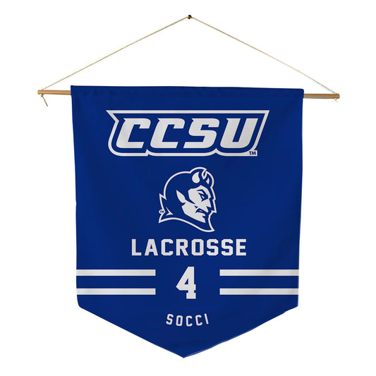 CCSU - NCAA Women's Lacrosse : Jennifer Socci - Pennant - 18" x 21"-0