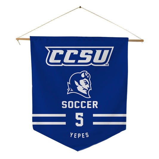 CCSU - NCAA Women's Soccer : Taylor Yepes - Pennant - 18" x 21"-0