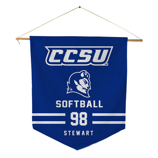 CCSU - NCAA Softball : McKenna Stewart - Pennant - 18" x 21"-0