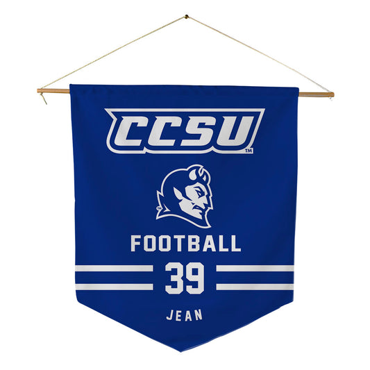 CCSU - NCAA Football : Chris Jean - Pennant - 18" x 21"-0