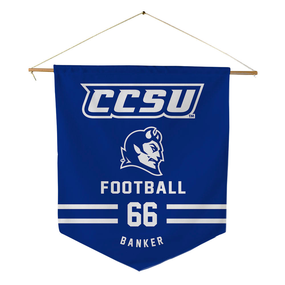 CCSU - NCAA Football : Kayden Banker - Pennant - 18" x 21"-0
