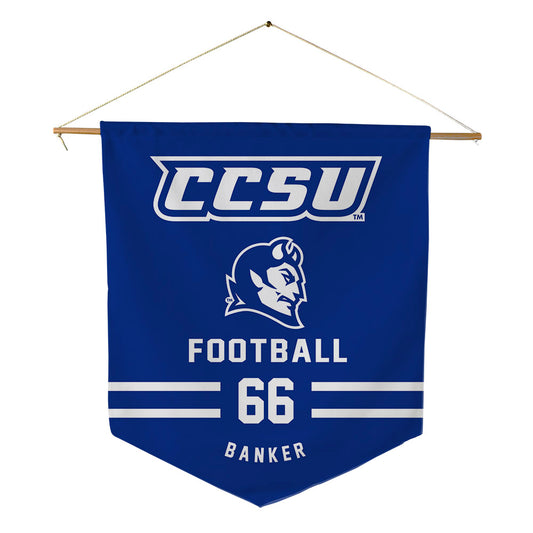 CCSU - NCAA Football : Kayden Banker - Pennant - 18" x 21"-0