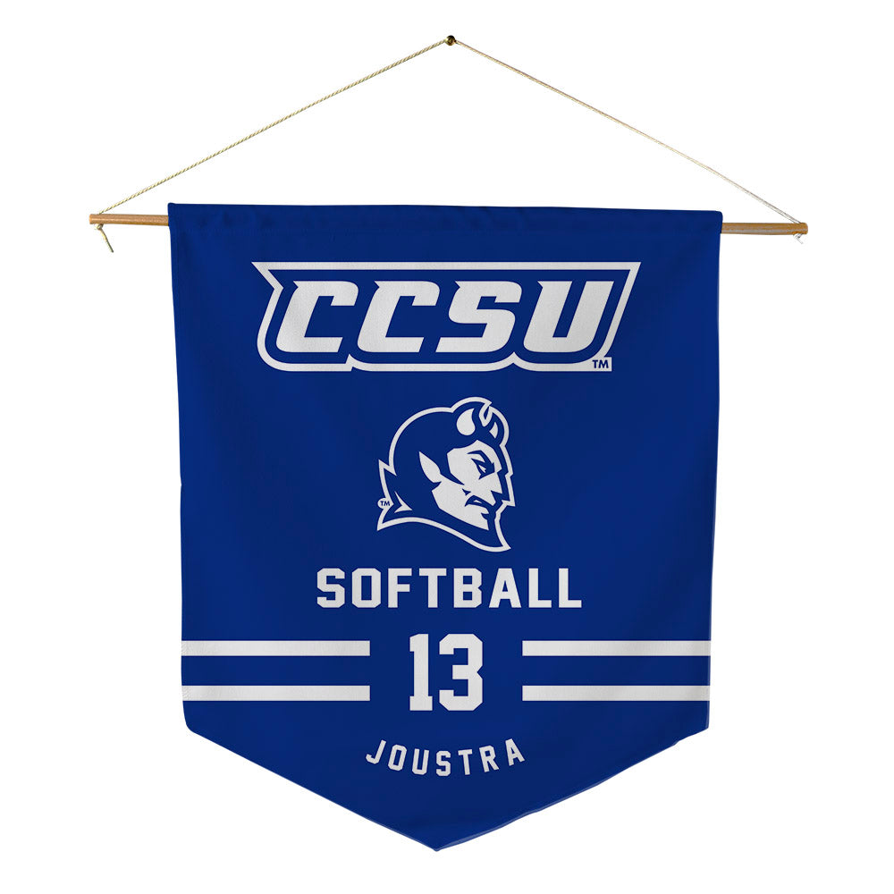 CCSU - NCAA Softball : Remmi Joustra - Pennant - 18" x 21"-0