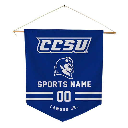 CCSU - NCAA Football : Dexter Lawson Jr. - Pennant - 18" x 21"-0