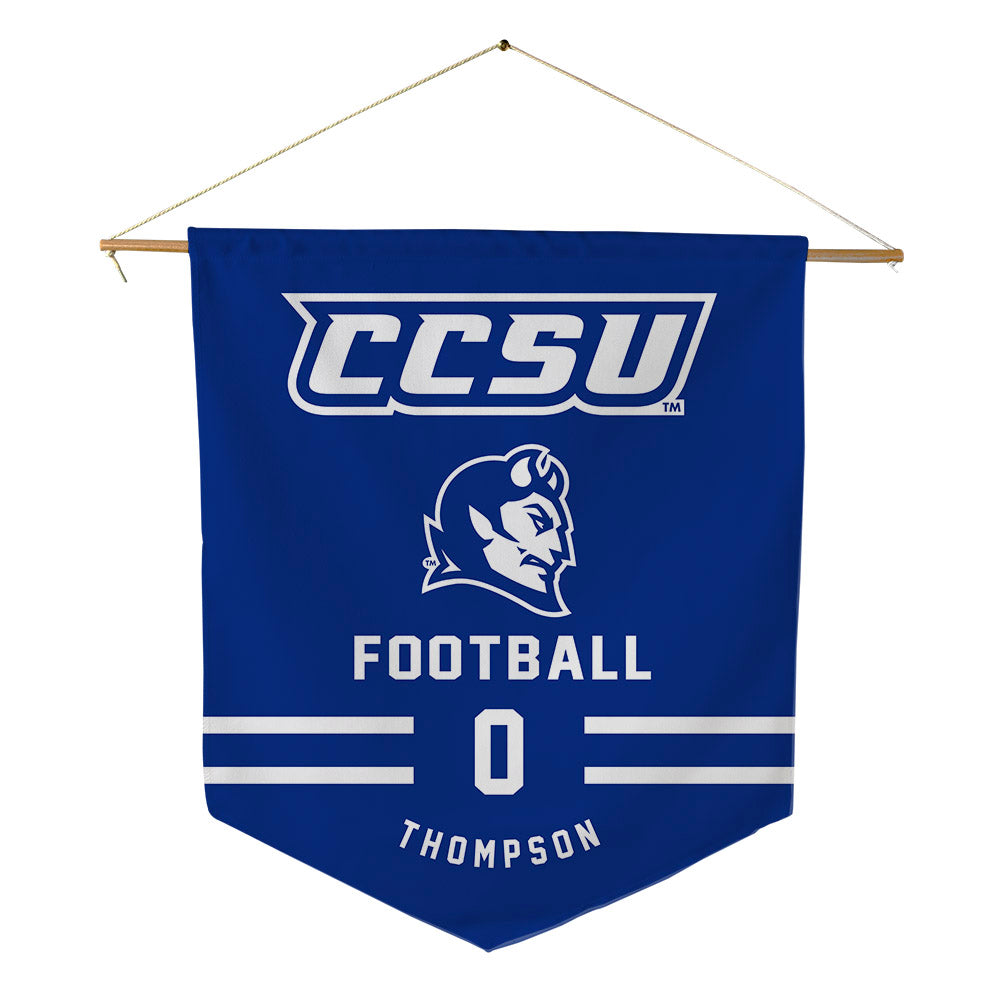 CCSU - NCAA Football : Clifton Thompson - Pennant - 18" x 21"-0