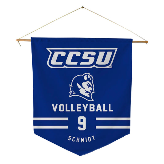 CCSU - NCAA Women's Volleyball : Hanley Schmidt - Pennant - 18" x 21"-0