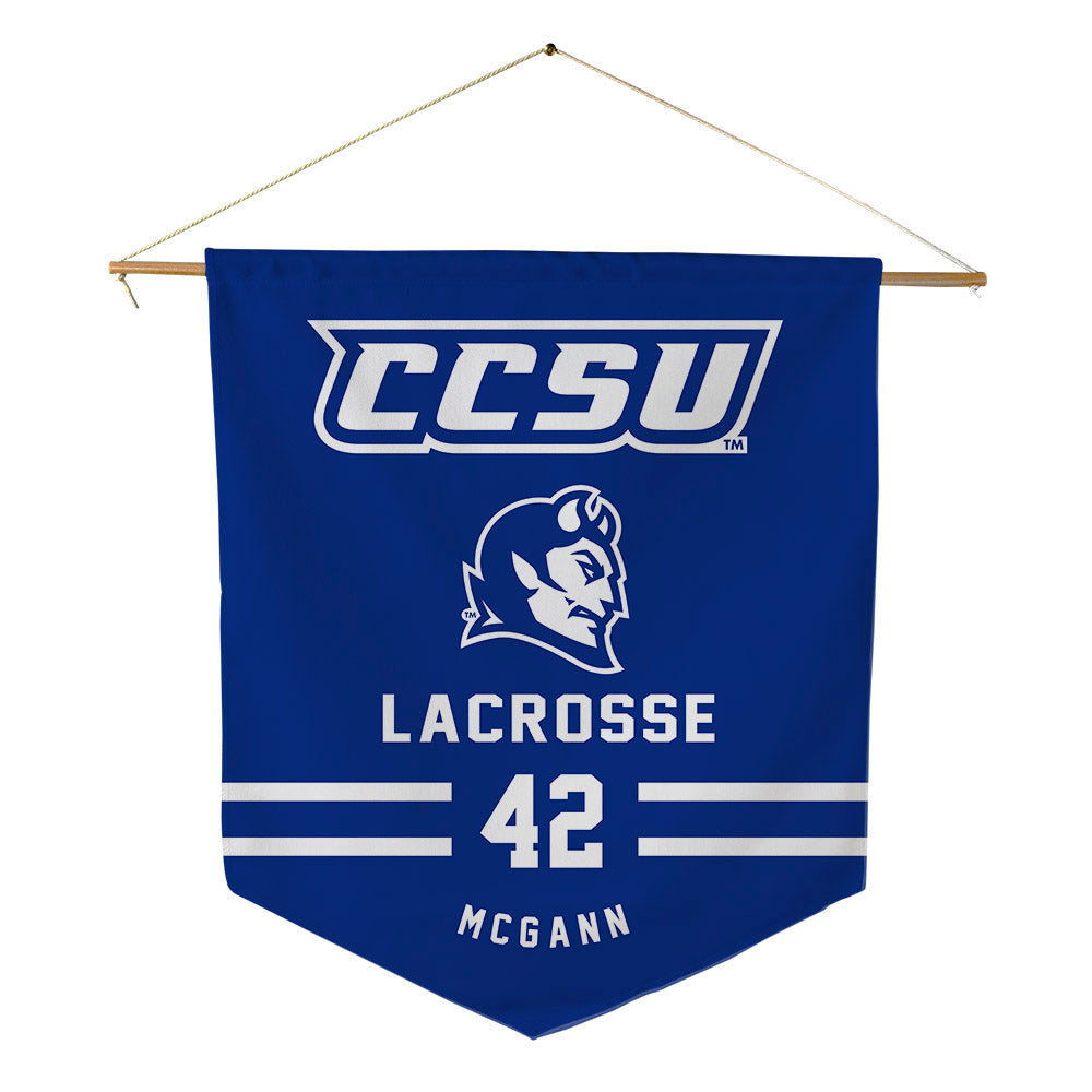 CCSU - NCAA Women's Lacrosse : Grace McGann - Pennant - 18" x 21"-0