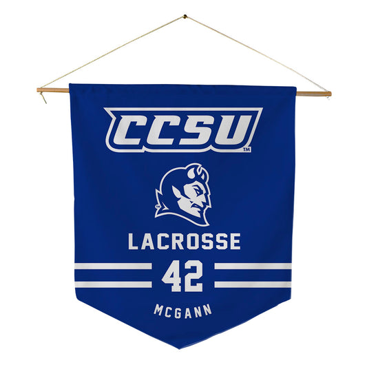 CCSU - NCAA Women's Lacrosse : Grace McGann - Pennant - 18" x 21"-0