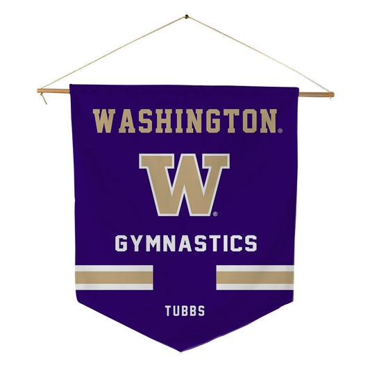 Washington - NCAA Women's Gymnastics : Lilly Tubbs - Pennant - 18" x 21"-0