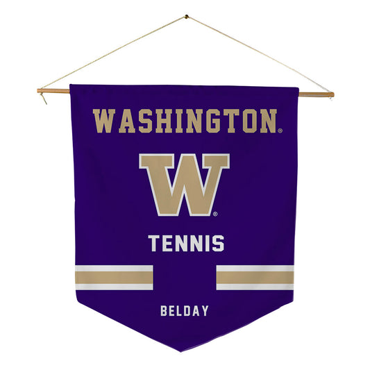 Washington - NCAA Men's Tennis : Rohan Belday - Pennant - 18" x 21"-0