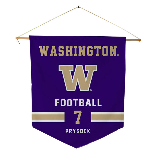 Washington - NCAA Football : Ephesians Prysock - Pennant - 18" x 21"-0