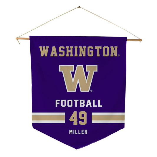 Washington - NCAA Football : Griffin Miller - Pennant - 18" x 21"-0