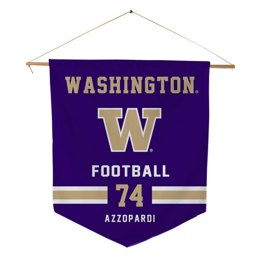 Washington - NCAA Football : Drew Azzopardi - Pennant - 18" x 21"-0