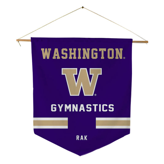 Washington - NCAA Women's Gymnastics : Lydia Rak - Pennant - 18" x 21"-0