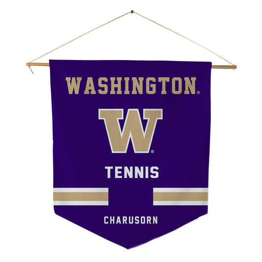 Washington - NCAA Men's Tennis : Penn Charusorn - Pennant - 18" x 21"-0