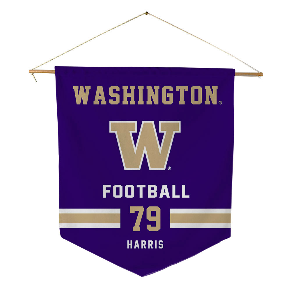 Washington - NCAA Football : Dominic Harris - Pennant - 18" x 21"-0