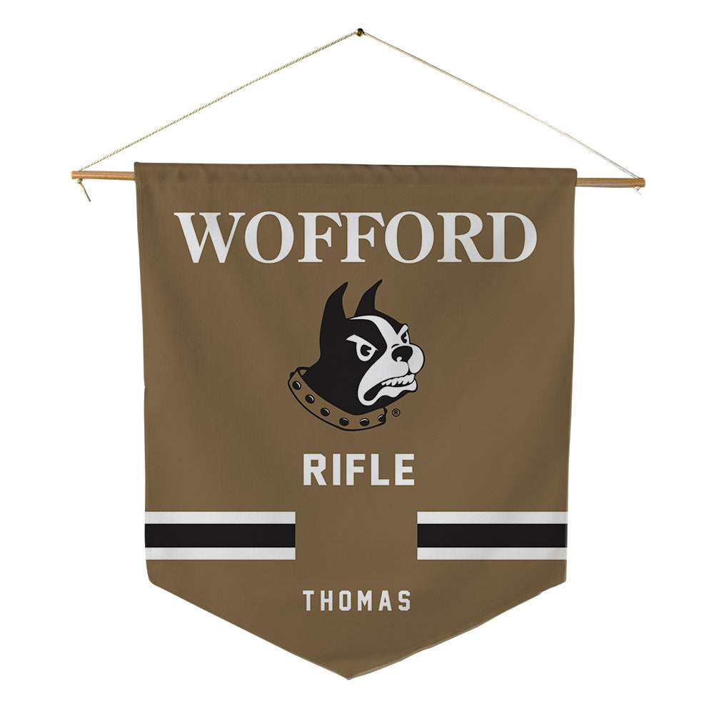 Wofford - NCAA Rifle : Hank Thomas - Pennant - 18" x 21"-0