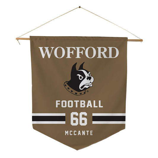 Wofford - NCAA Football : Justine McCante - Pennant - 18" x 21"-0