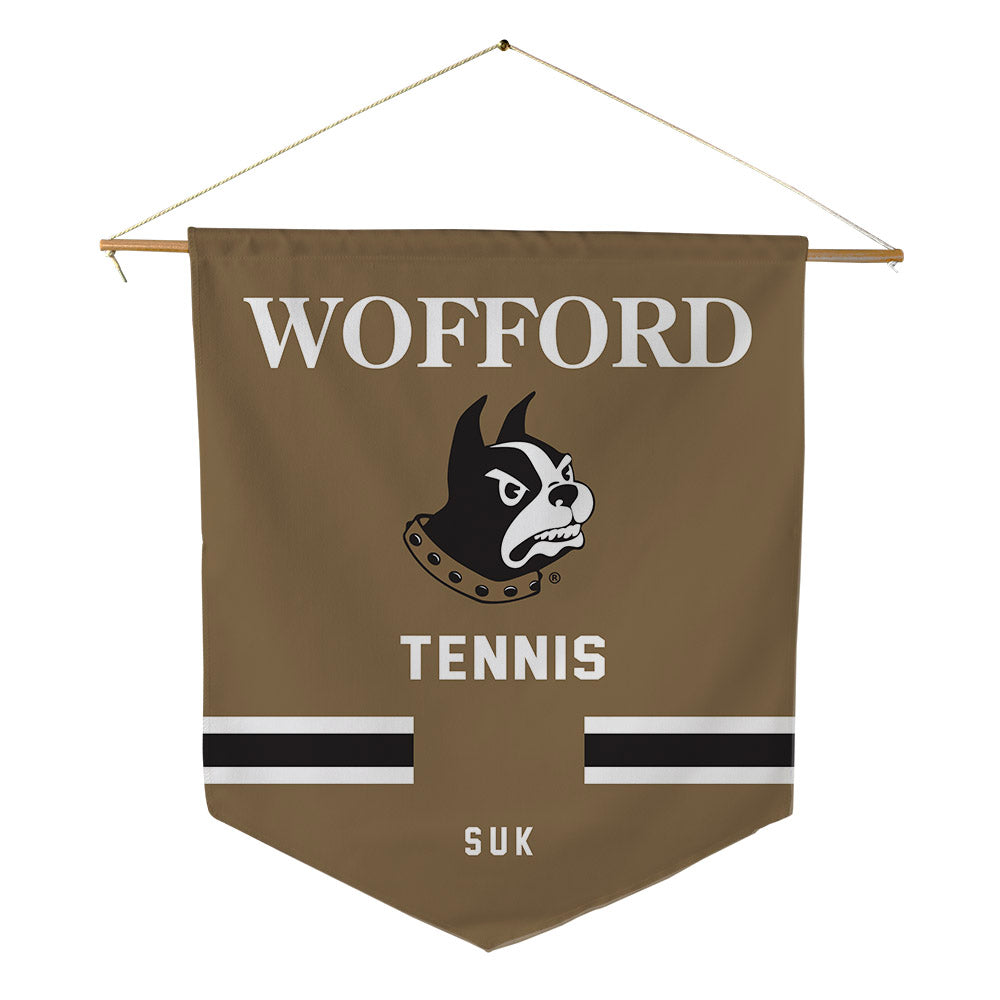 Wofford - NCAA Women's Tennis : Ella Suk - Pennant - 18" x 21"-0