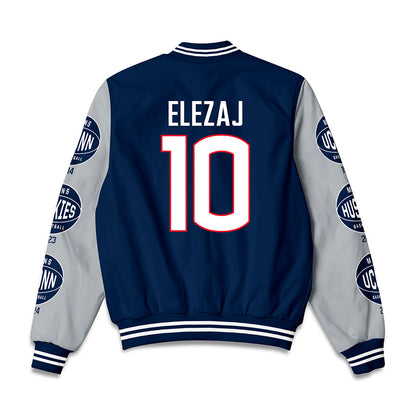 UConn - NCAA Men's Basketball : Rrezon Elezaj - Bomber Jacket-1