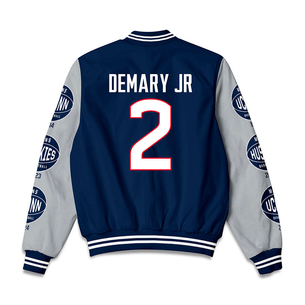 UConn - NCAA Men's Basketball : Silas Demary Jr - Bomber Jacket-1