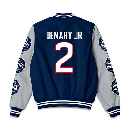 UConn - NCAA Men's Basketball : Silas Demary Jr - Bomber Jacket-1