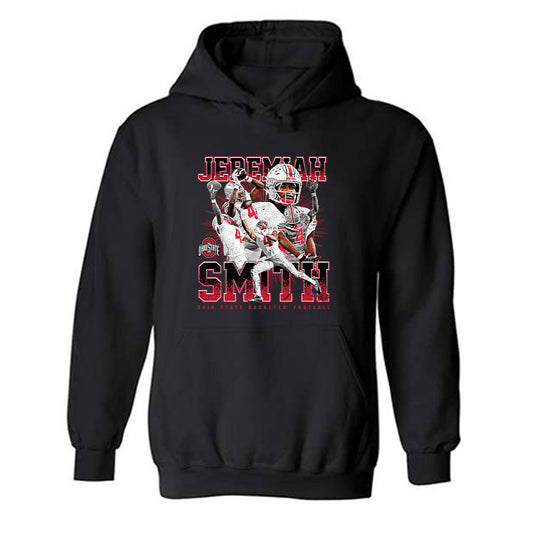 Ohio State - NCAA Football : Jeremiah Smith - Hooded Sweatshirt-0