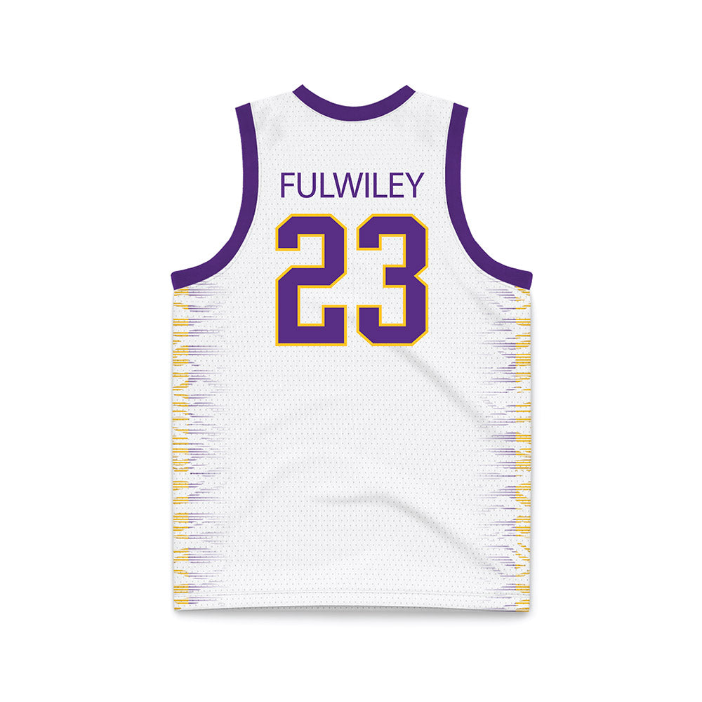 LSU - NCAA Women's Basketball : MiLaysia Fulwiley - White Basketball Jersey-1
