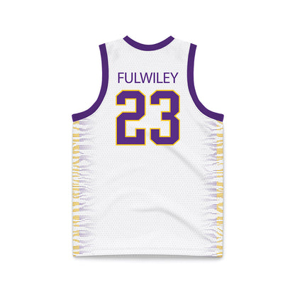 LSU - NCAA Women's Basketball : MiLaysia Fulwiley - White Basketball Jersey-1